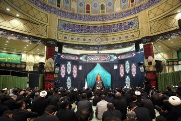 تصاویر/ مراسم عزاداری محرم هیئت ثارالله قم