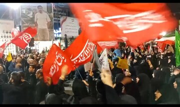 فیلم | شعار یالثارات الخامنه ای در خیابان انقلاب خرم آباد