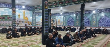 تصاویر/ برگزاری مراسم عزاداری در بخش میمه