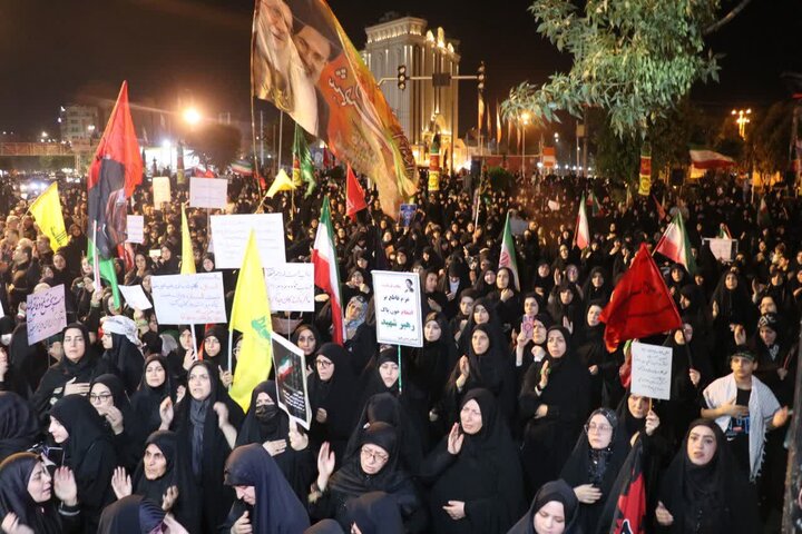 تصاویر/ خروش قرچکی‌‌ها در شب ۱۱۲ تجمعات مردمی