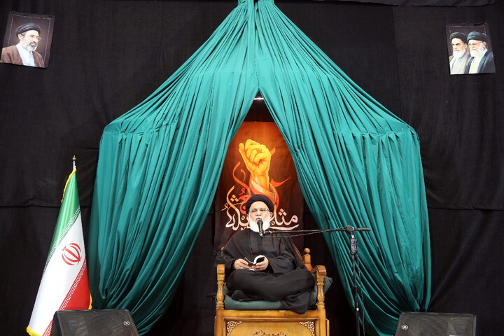 Cerimonie di lutto del mese di Muharram della Congregazione Tharallah di Qom