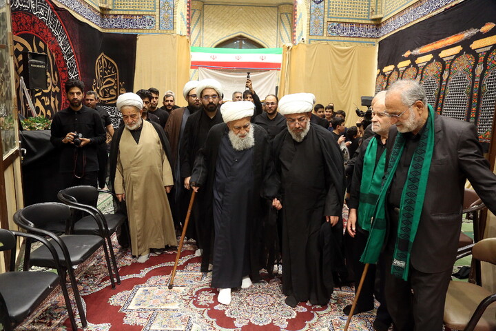 تصاویر/ مراسم عزاداری محرم هیئت ثارالله قم