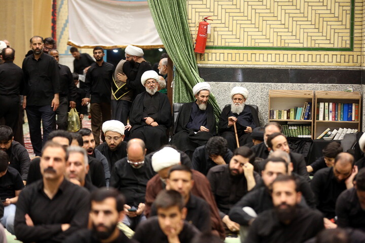تصاویر/ مراسم عزاداری محرم هیئت ثارالله قم