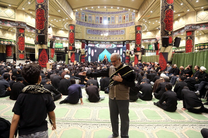 تصاویر/ مراسم عزاداری محرم هیئت ثارالله قم