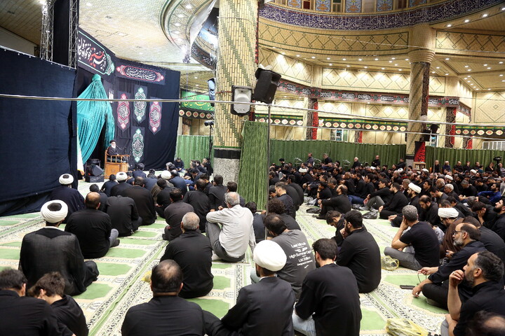 تصاویر/ مراسم عزاداری محرم هیئت ثارالله قم