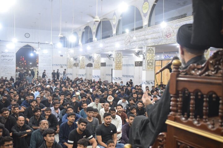 تصاویر/ایم ڈبلیو ایم ضلع ملیر و ادارۂ فروغِ علوم محمد وآل محمد کے تحت عشرۂ محرم الحرام کا انعقاد