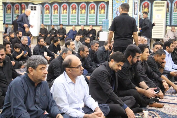 مجلس عزای ماه محرم به میزبانی آیت الله کعبی در اهواز