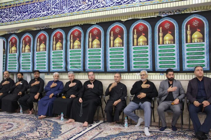 مجلس عزای ماه محرم به میزبانی آیت الله کعبی در اهواز