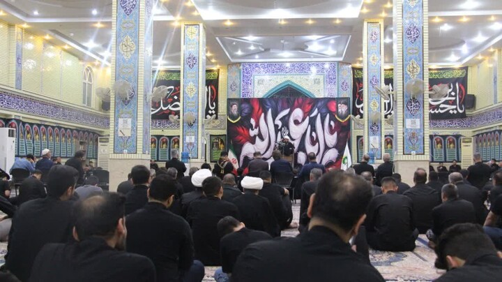 مجلس عزای ماه محرم به میزبانی آیت الله کعبی در اهواز