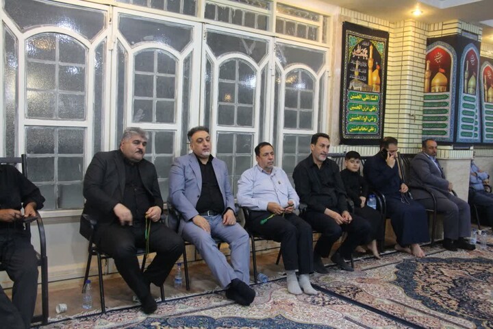 مجلس عزای ماه محرم به میزبانی آیت الله کعبی در اهواز