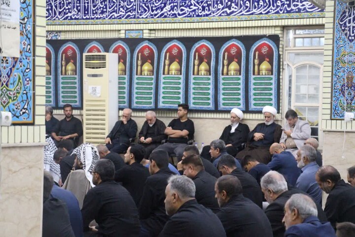 مجلس عزای ماه محرم به میزبانی آیت الله کعبی در اهواز