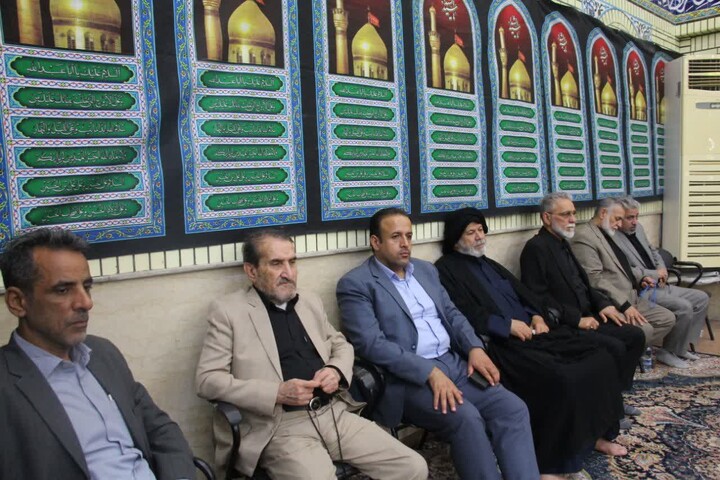 مجلس عزای ماه محرم به میزبانی آیت الله کعبی در اهواز