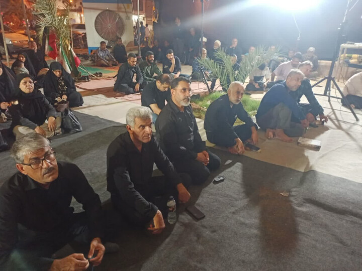 تصاویر/ مراسمات سوگواری ماه محرم در برازجان