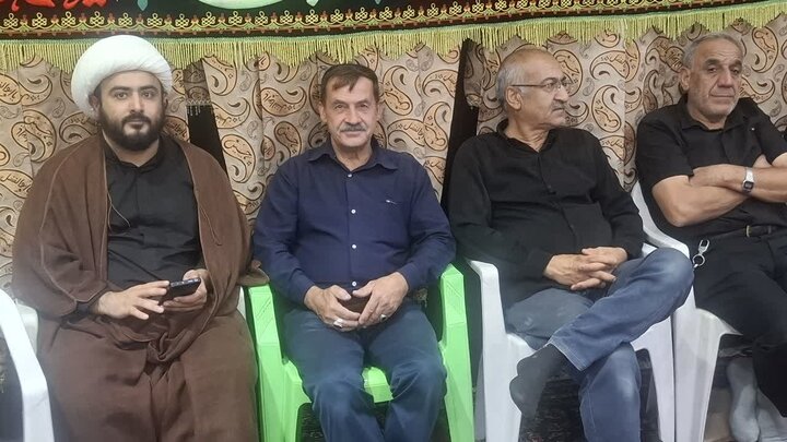 تصاویر/ عزاداری شب ششم محرم در قدمگاه هیئت حضرت ابوالفضل سفید شهر
