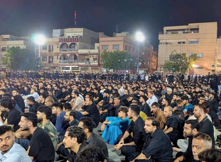 تصاویر/ فضای آکنده از شور و معنویت در اجتماع باشکوه مؤمنان؛ انچولی، کراچی، پاکستان