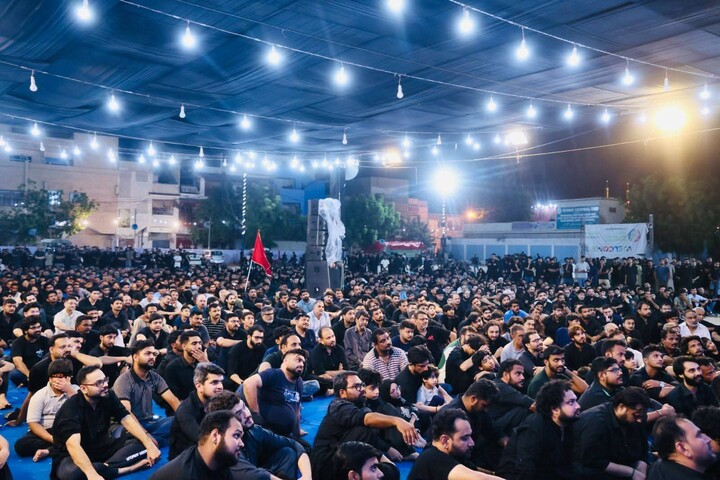 تصاویر/ فضای آکنده از شور و معنویت در اجتماع باشکوه مؤمنان؛ انچولی، کراچی، پاکستان