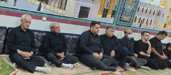 تصاویر/ برگزاری مراسم عزاداری در بخش میمه