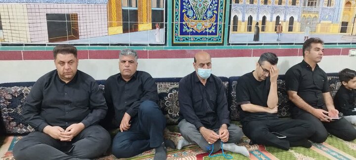 تصاویر/ برگزاری مراسم عزاداری در بخش میمه
