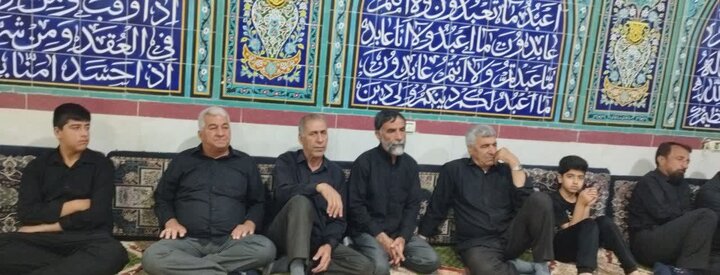 تصاویر/ برگزاری مراسم عزاداری در بخش میمه