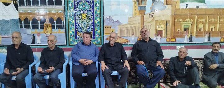 تصاویر/ برگزاری مراسم عزاداری در بخش میمه