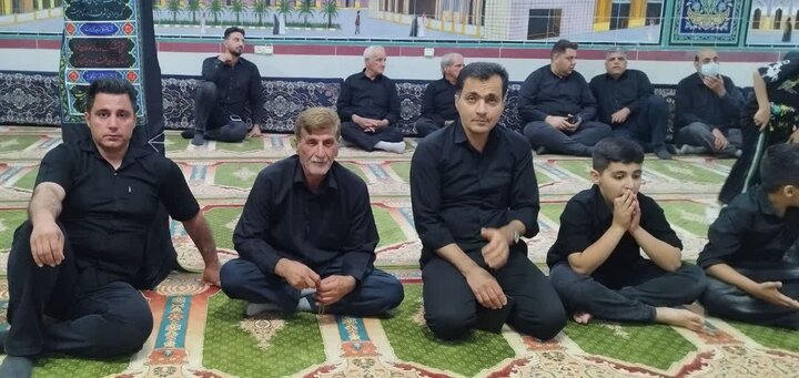 تصاویر/ برگزاری مراسم عزاداری در بخش میمه
