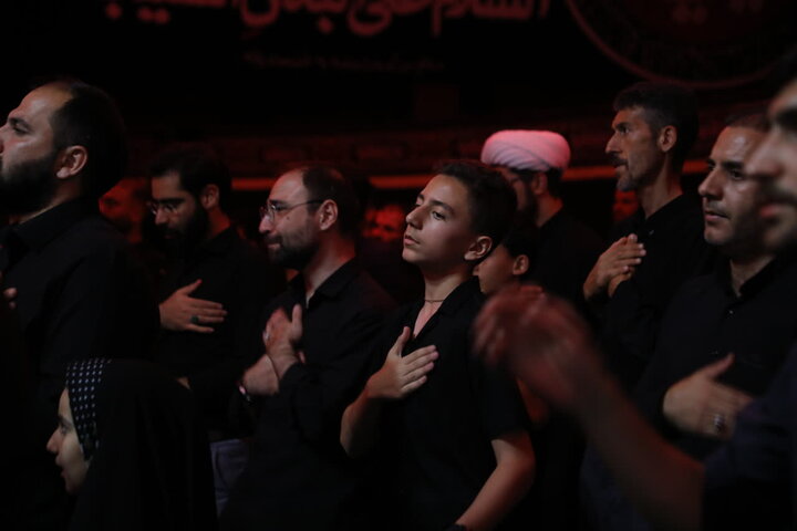تصاویر/مراسم سوگواری شب هفتم محرم در مصلی ارومیه