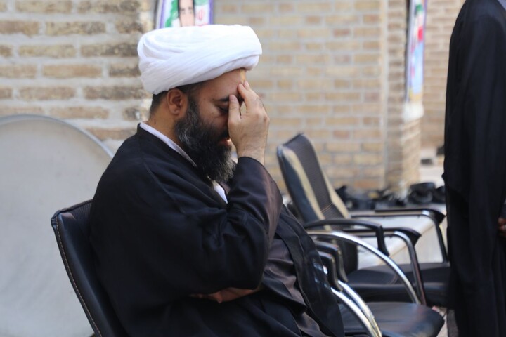 تصاویر/ ششمین روز مجلس عزاداری محرم حوزه علمیه استان یزد برگزار شد