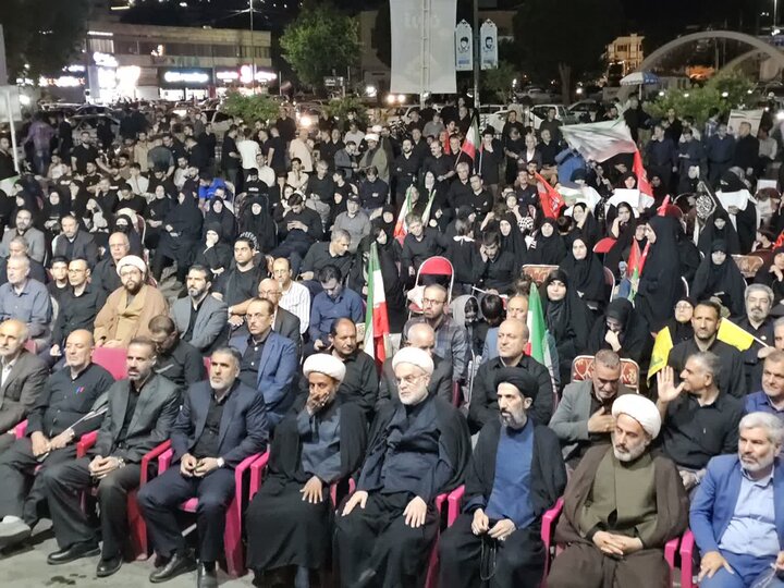 تصاویر/قاب‌هایی از ایستادگی و همدلی؛ تجلی عشق به وطن و عهد با ولایت در دیار سنندج
