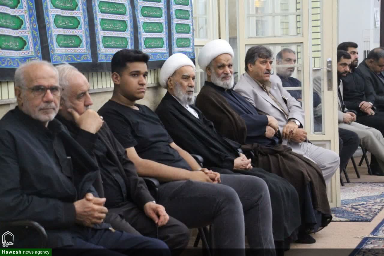 تصاویر/ مجلس عزای ماه محرم به میزبانی آیت الله کعبی در اهواز
