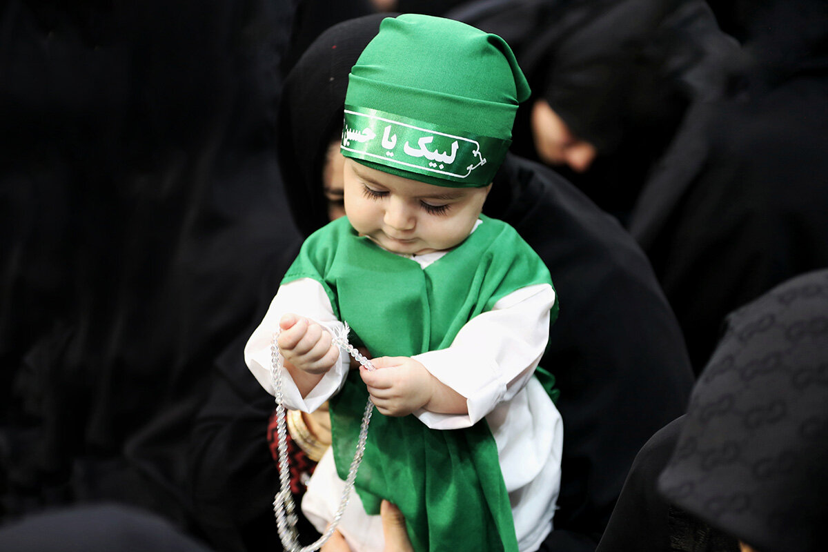 Photos/Ferveur et recueillement au rassemblement des « nourrissons de Hosseini » au sanctuaire de Fatima Masoumeh (PSL)