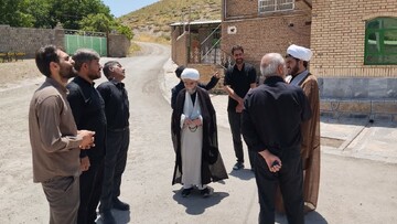 تصاویر/ حضور امام جمعه شهرستان باروق در روستای زارنجی