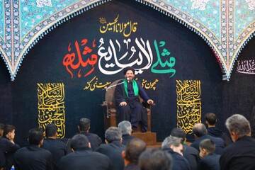 تصاویر/ شب هفتم محرم هیئت رزمندگان اسلام یزد