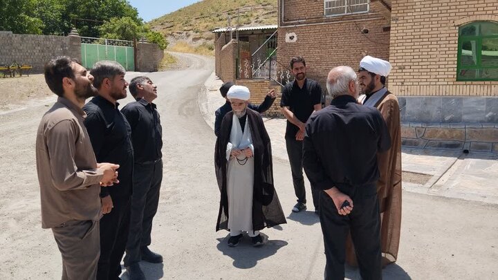تصاویر/ حضور امام جمعه شهرستان باروق در روستای زارنجی