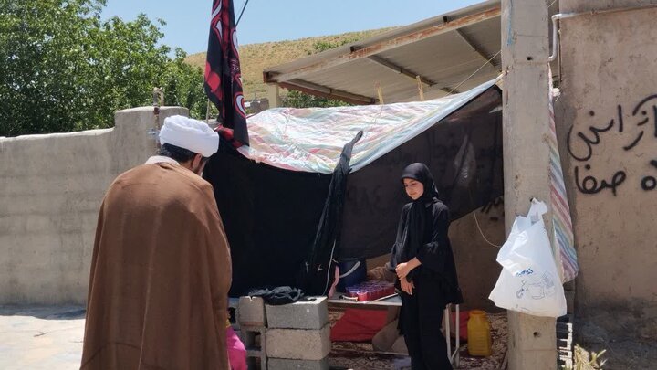 تصاویر/ حضور امام جمعه شهرستان باروق در روستای زارنجی