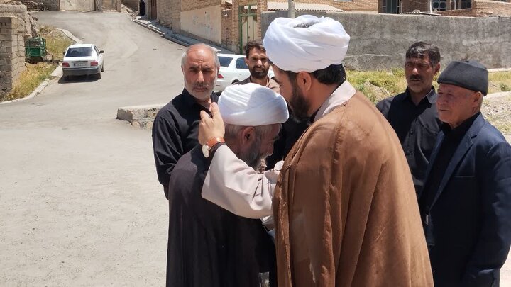 تصاویر/ حضور امام جمعه شهرستان باروق در روستای زارنجی