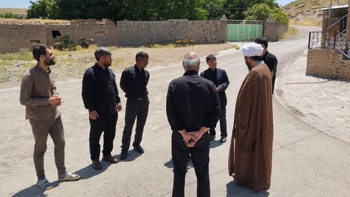 تصاویر/ حضور امام جمعه شهرستان باروق در روستای زارنجی