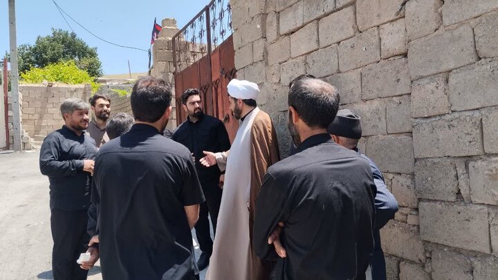تصاویر/ حضور امام جمعه شهرستان باروق در روستای زارنجی