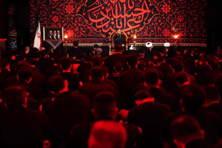 تصاویر/ تصاویر سوگواری شب هفتم محرم هیئت «یارالی حسین» ارومیه