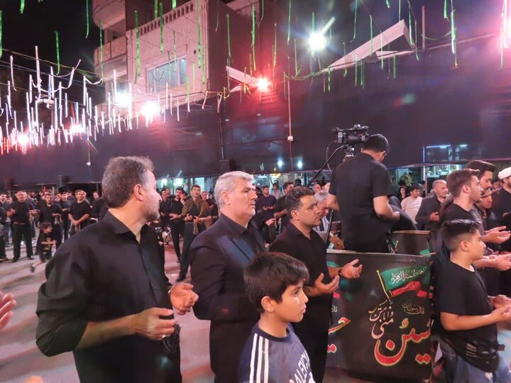 تصاویر/ سوگواری مردم چایپاره در شب هفتم محرم