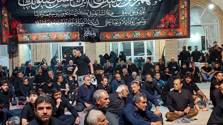 تصاویر| عزاداری هیئت صاحب‌ الزمانی(عج) طبس گلشن