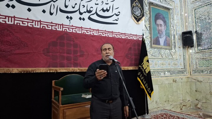شب هفتم محرم در حرم مطهر امامزاده حسین بن موسی الکاظم(ع) در طبس