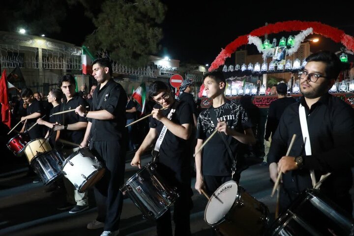 تصاویر/ اجتماع مردمی «شب‌های اقتدار حسینی» همزمان با هفتمین شب ماه سوگواری حضرت اباعبدالله(ع)