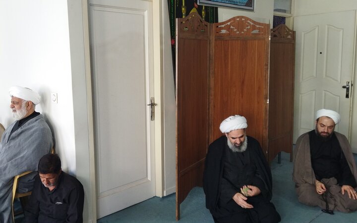 تصاویر/ مراسم سوگواری شهادت امام حسین(ع) در دفتر آیت الله العظمی جوادی آملی