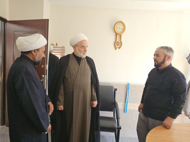 تصاویر/بازدید نماینده ولی‌فقیه در استان از اداره‌کل تبلیغات اسلامی کردستان