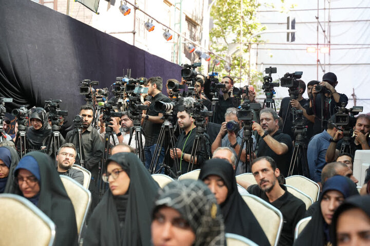 تصاویر/ نشست خبری ستاد برگزاری مراسم تشییع امام شهید