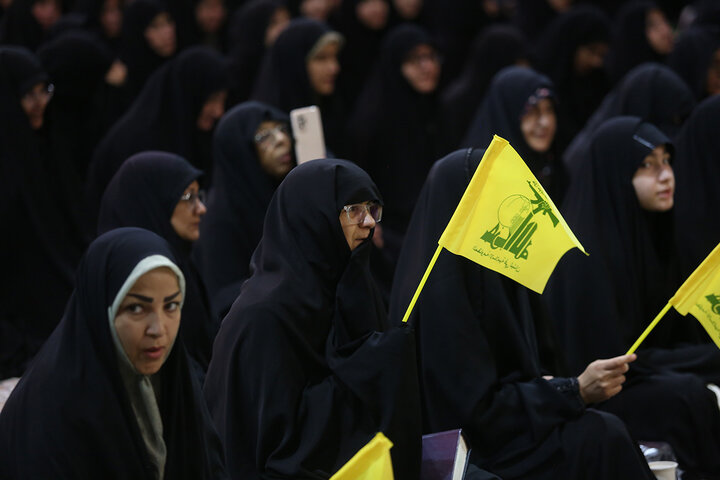 گرامی‌داشت شهدای مظلوم لبنان در محفل عزاداری بانوان حرم بانوی کرامت
