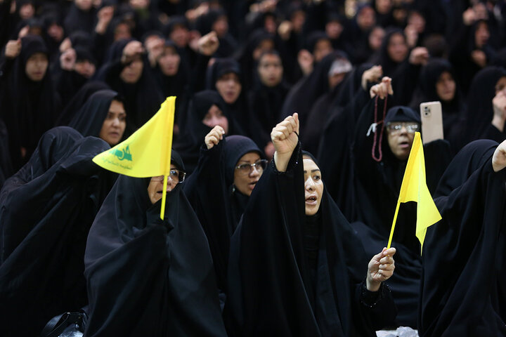 گرامی‌داشت شهدای مظلوم لبنان در محفل عزاداری بانوان حرم بانوی کرامت