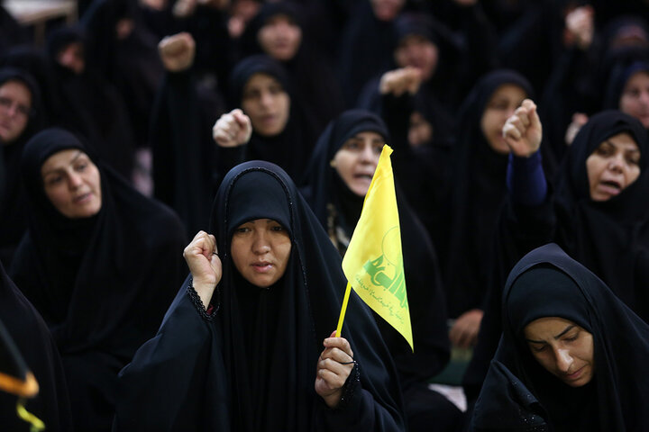 گرامی‌داشت شهدای مظلوم لبنان در محفل عزاداری بانوان حرم بانوی کرامت