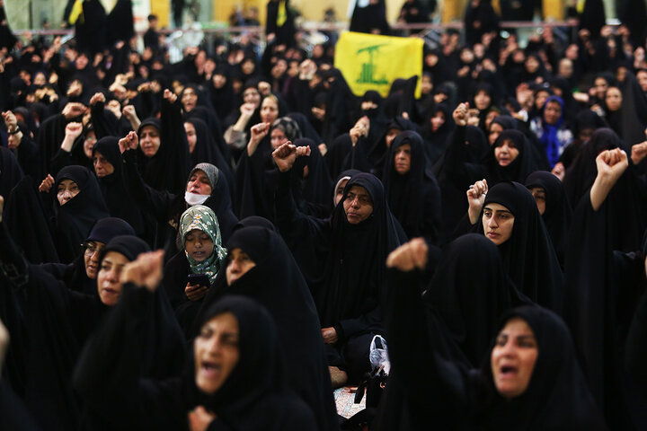 گرامی‌داشت شهدای مظلوم لبنان در محفل عزاداری بانوان حرم بانوی کرامت
