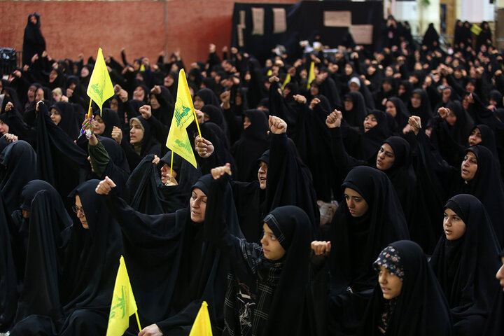 گرامی‌داشت شهدای مظلوم لبنان در محفل عزاداری بانوان حرم بانوی کرامت
